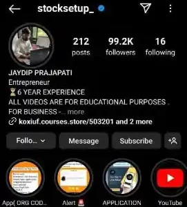 Stock Setup Course with Indicator